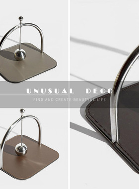 UNUSUALDECO皮质金属饰品摆件