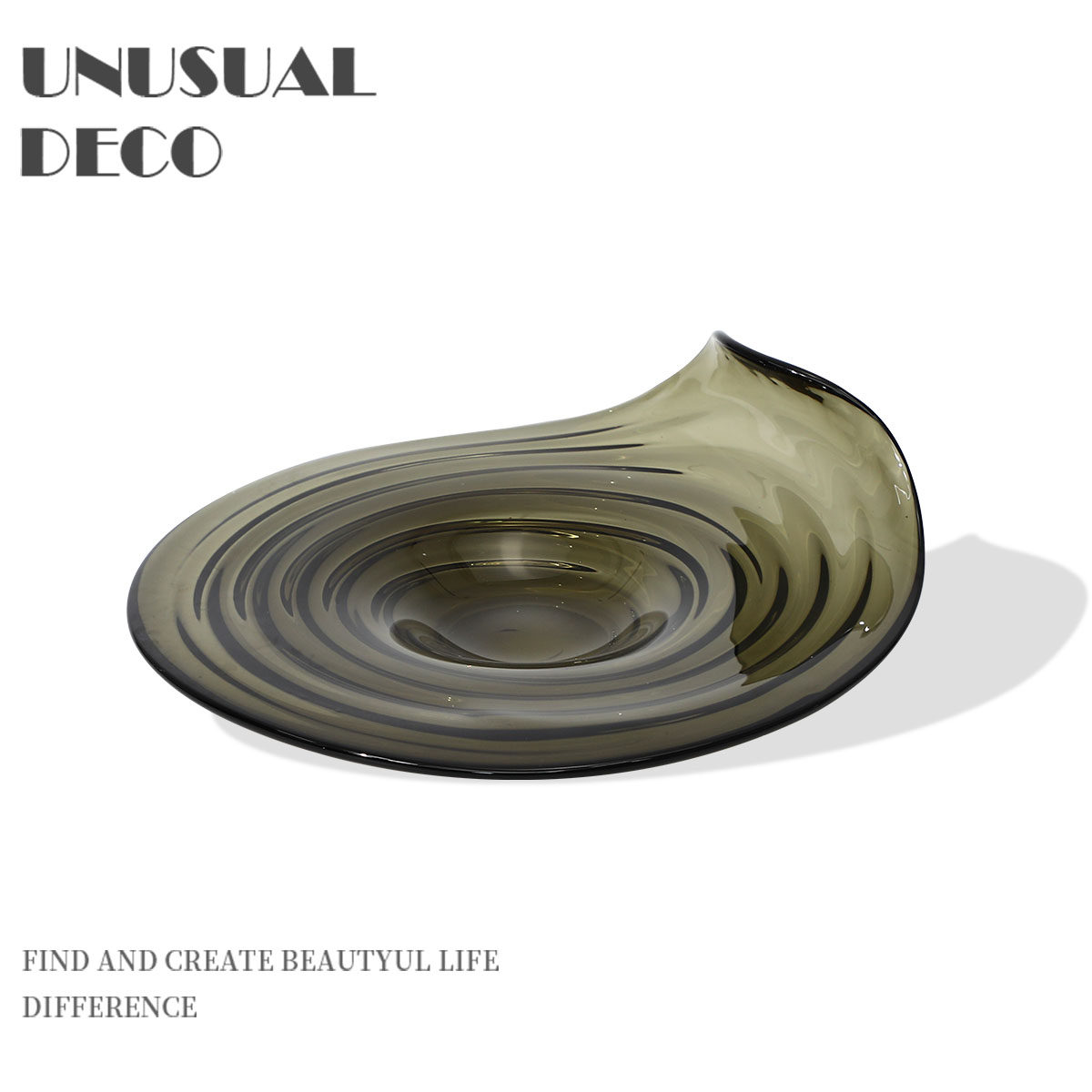 UNUSUALDECO玻璃果盘摆件