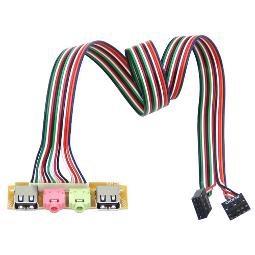 主机箱前置面板音频USB接口主板