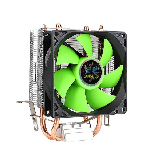 多平台双铜管CPU散热器I7风扇I5