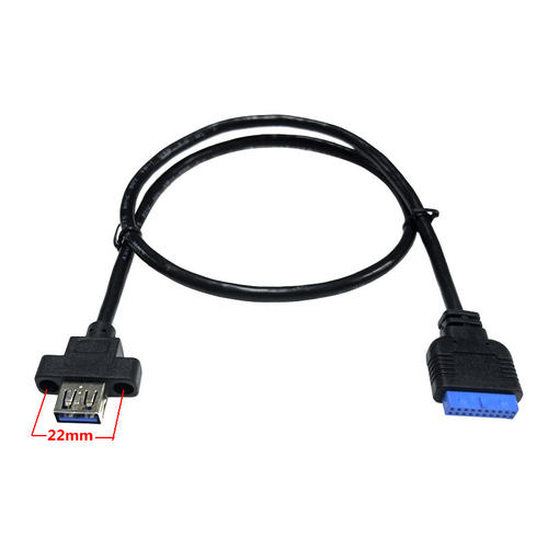USB3.0机箱前置线19针20Pin主板