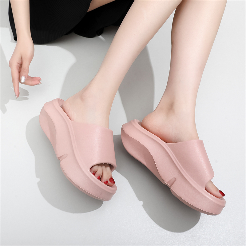 美人桥6.5厘米厚底拖鞋