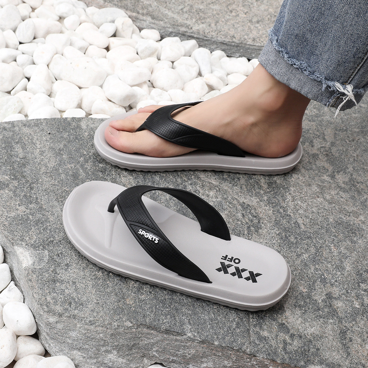 美人桥人字拖男夏季防滑EVA拖鞋户外穿夹脚凉拖夹拖沙滩鞋凉鞋潮,流行男鞋,人字拖,淘宝优惠券,粉丝福利购,淘宝优惠卷