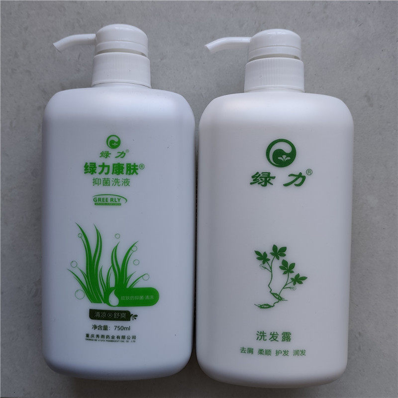 草本清凉洗发水薄荷家庭装沐浴露