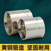 铝塑管滑紧铜套全铜加厚16mm20mm25mm地暖管自来水管滑套接头配件