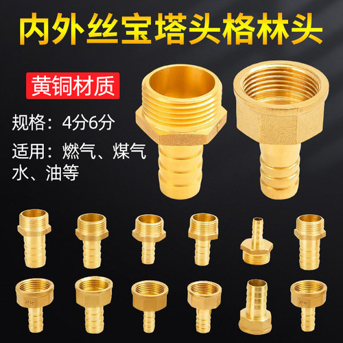 百战内外丝宝塔头格林头全铜加厚
