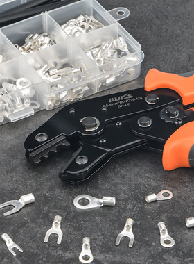 IWISS紫铜OT/UT铜鼻子SNB裸端子压接钳SN-06冷压端子钳接头压线钳