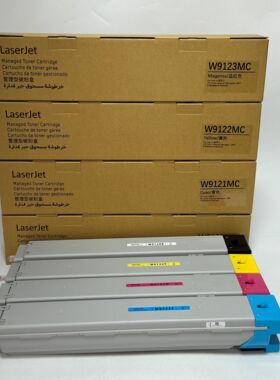 适用惠普W9120MC W9130MC粉盒E78523dn E78528dn复印机78528 78523墨粉盒硒鼓W9048MC废粉盒MFP E785