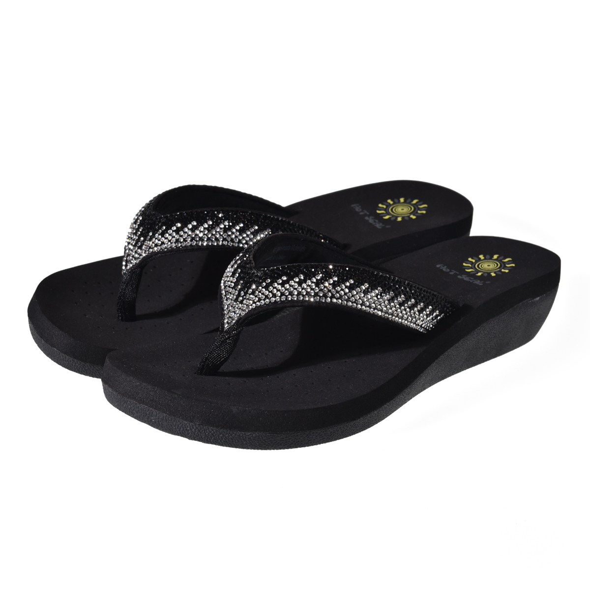 hotseal坡跟人字拖软底防滑