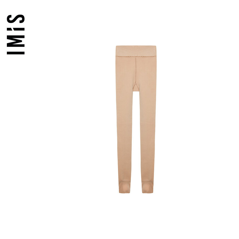 爱美丽IMIS商场裤袜女秋冬加绒一体织裸感中厚踩脚打底裤IM82BJL2
