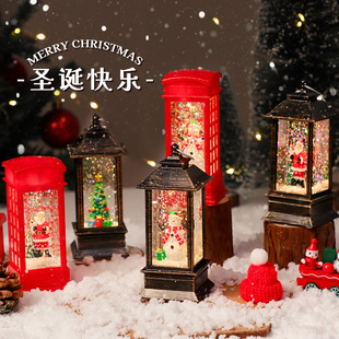 圣诞节装饰品氛围灯饰礼品圣诞树拍摄夜灯拍照道具小礼物桌面摆件