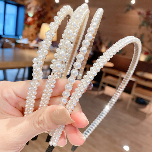 简约百搭珍珠箍头淑女气质发饰