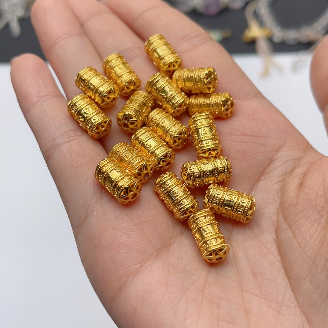 41号17K六字箴言桶珠一个,饰品/流行首饰/时尚饰品新,其他DIY饰品配件,淘宝优惠券,粉丝福利购,淘宝优惠卷