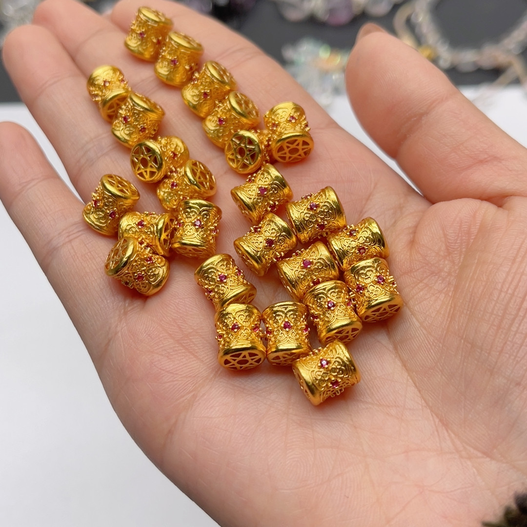 38号8.5毫米17K镶红刚玉桶珠一个,饰品/流行首饰/时尚饰品新,其他DIY饰品配件,淘宝优惠券,粉丝福利购,淘宝优惠卷