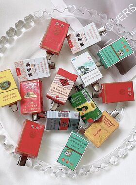 原创趣味发夹少女心搞怪一排新奇牛奶仿真香烟可爱学生边夹刘海夹