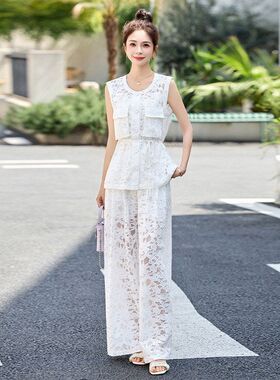 休闲套装2025年新款女春夏季气质百搭修身时尚洋气质漂亮一整套