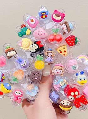 混搭卡通小抓夹批发少女宝宝不伤发发卡夹子头饰可爱鲨鱼夹发饰女