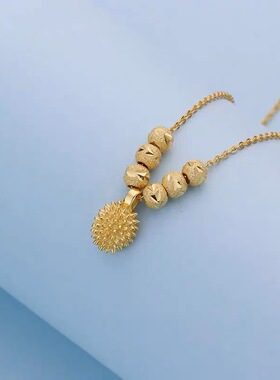 同款项链女小榴莲轻奢小众气质百搭锁骨链2023新款潮