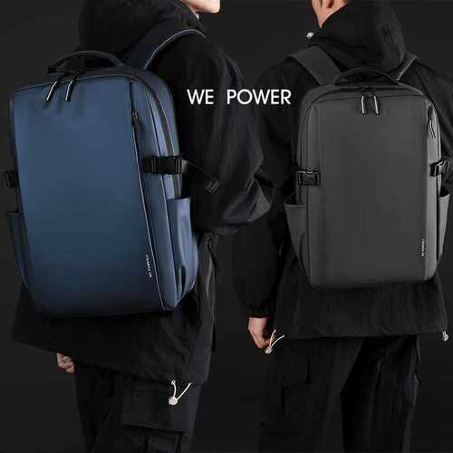 专柜品牌WEPOWER新款男士大容量电脑包简约通勤商务背包旅行防水