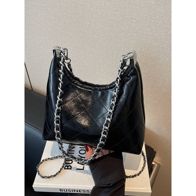 商场品牌小众菱格链条腋下包高级感轻奢包包女2026新款女士单肩斜