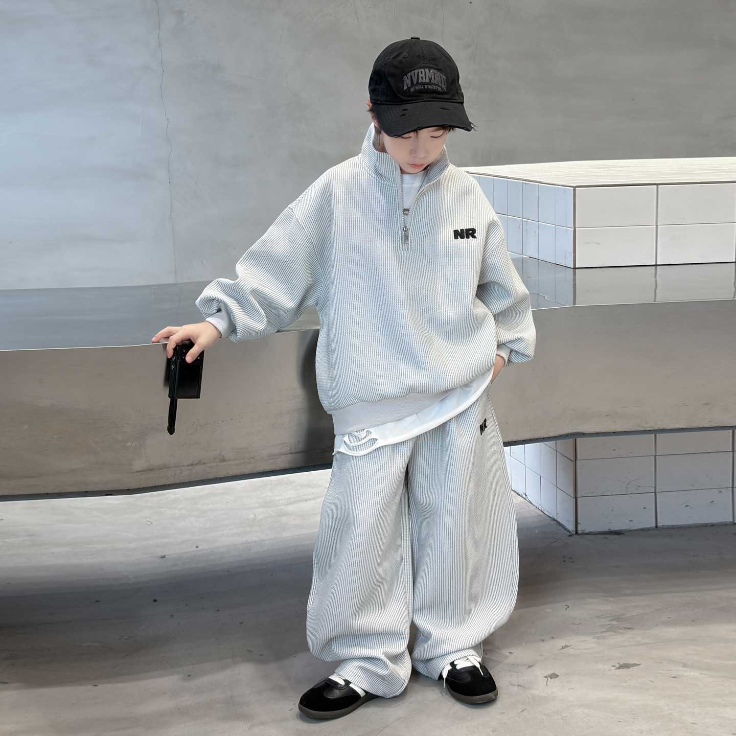 专柜品牌男童秋装套装酷帅2026新款儿童春秋款运动服中大童春季潮