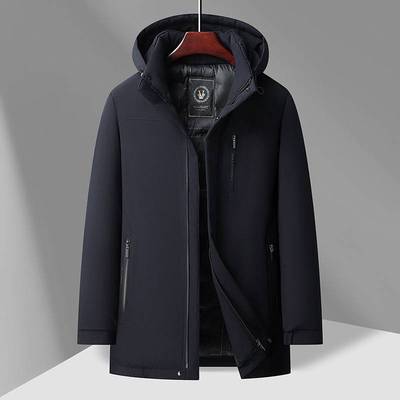 商场品牌2025立领连帽棉服男士秋冬季外套男款款加厚保暖棉袄棉衣