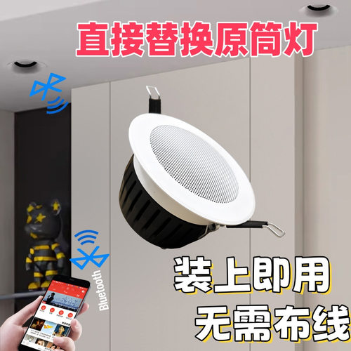 蓝牙小尺寸吸顶喇叭好音质迷你
