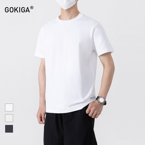 GOKIGA夏季速干凉感百搭短袖T恤