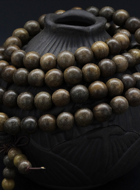 千年四川乌木手串男女款文玩佛珠