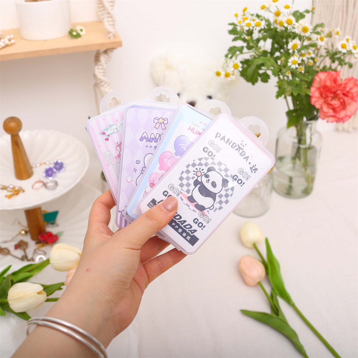 快和油光说byebye~卡通pp吸油纸