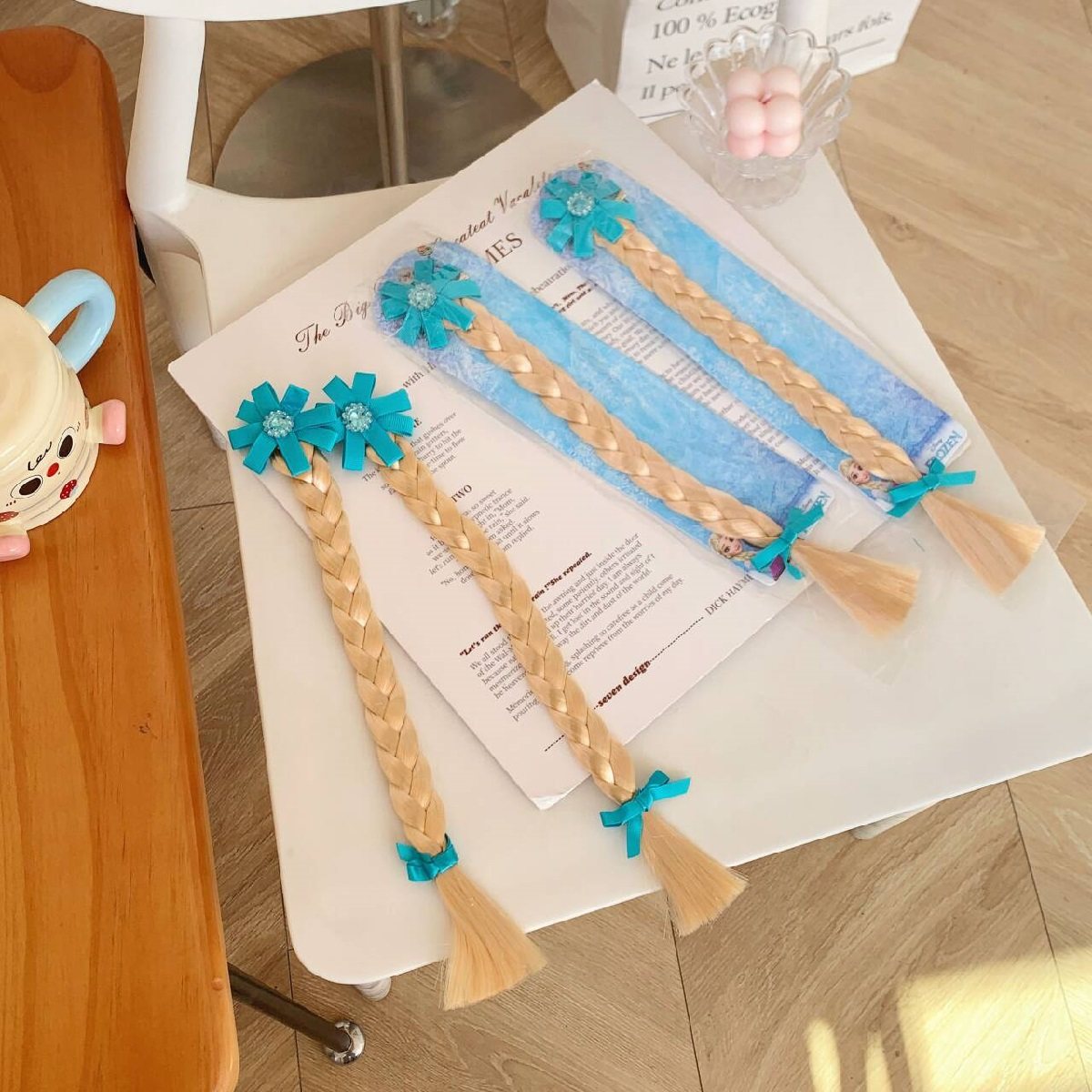 出外的订单，太好看啦 小公主女孩儿童发夹假发辫子 相遇拾年,童装/婴儿装/亲子装,假发,淘宝优惠券,粉丝福利购,淘宝优惠卷