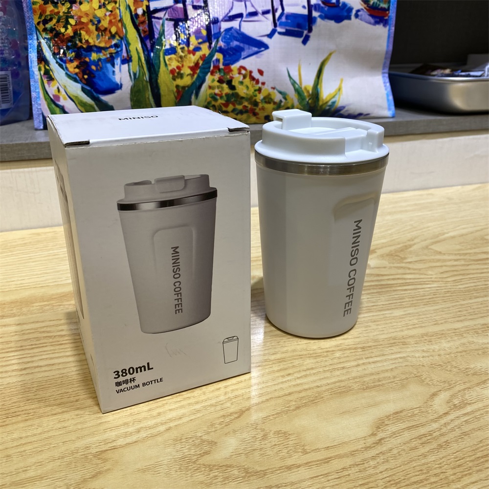 304不锈钢 380毫升  性价比巨高的咖啡杯随手杯  相遇拾年