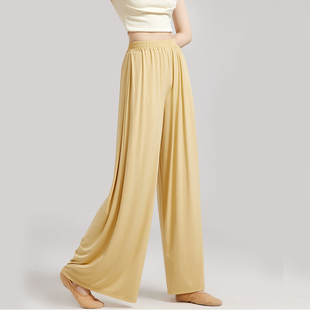 现代舞宽松阔腿裤中国舞古典舞形体服女舞蹈服练功服裤子长裤成人