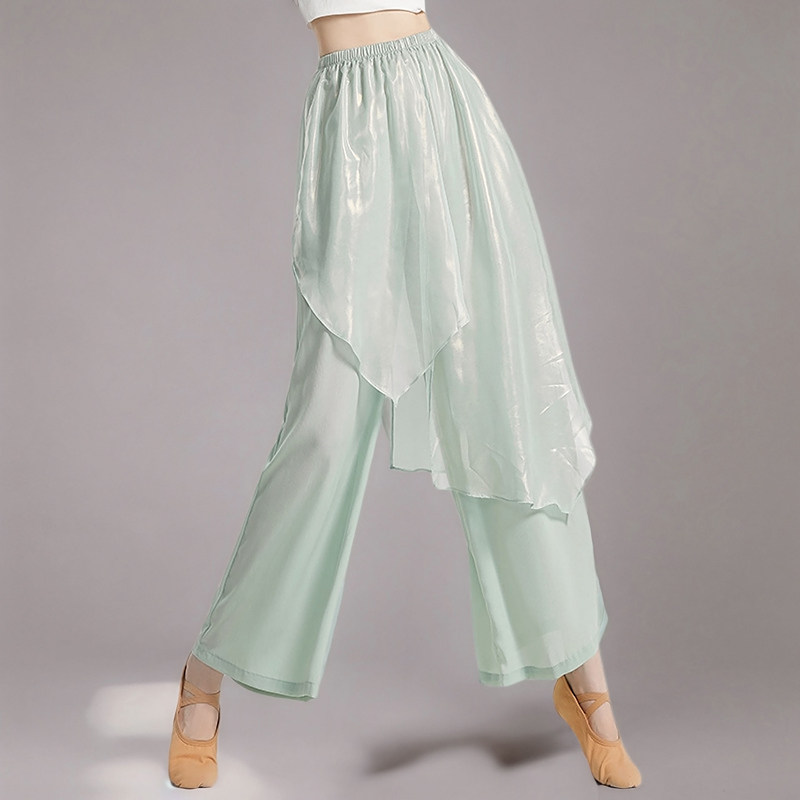 古典舞练功服跳舞裤子阔腿裤裙裤