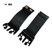 1# Черная пряжка для лямки (кусочки) (3,8 см)