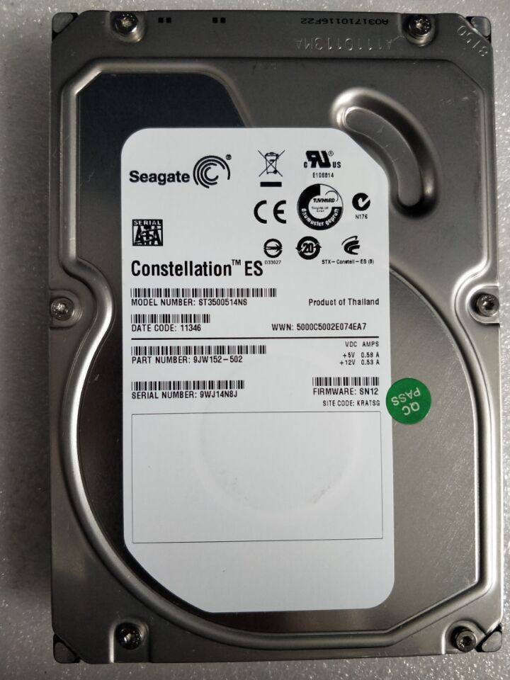 seagate希捷 st3500514ns 500g 台式机7200转企业硬盘3.5监控硬盘