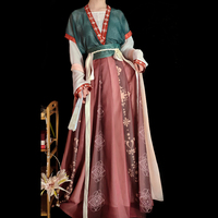 墨笙原創(chuàng)唐制漢服印花新款