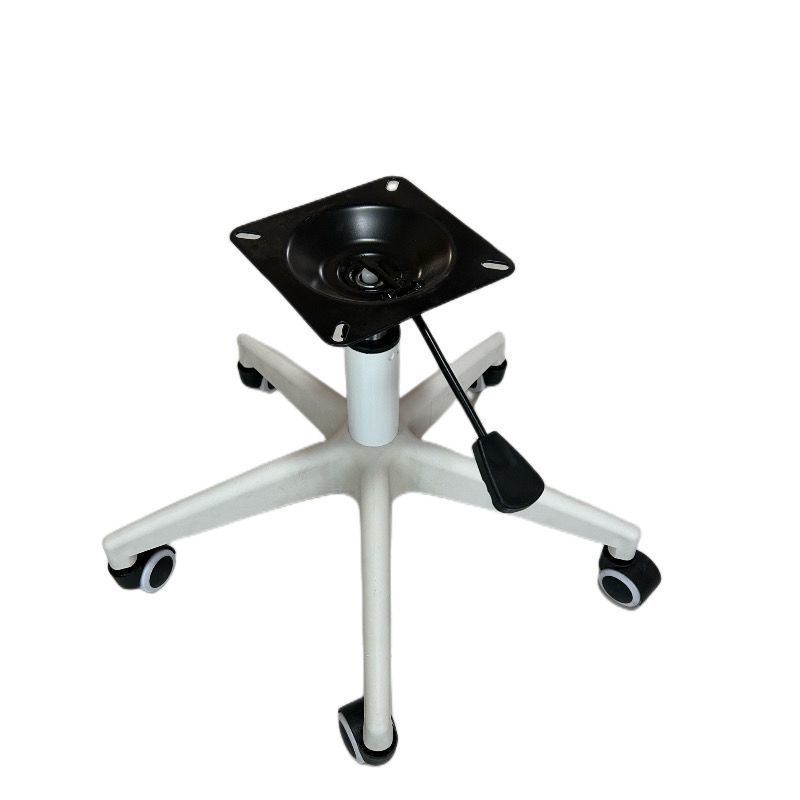 黑色转椅子脚轮椅子脚尼龙脚五星脚电脑椅脚办公配件底座支架