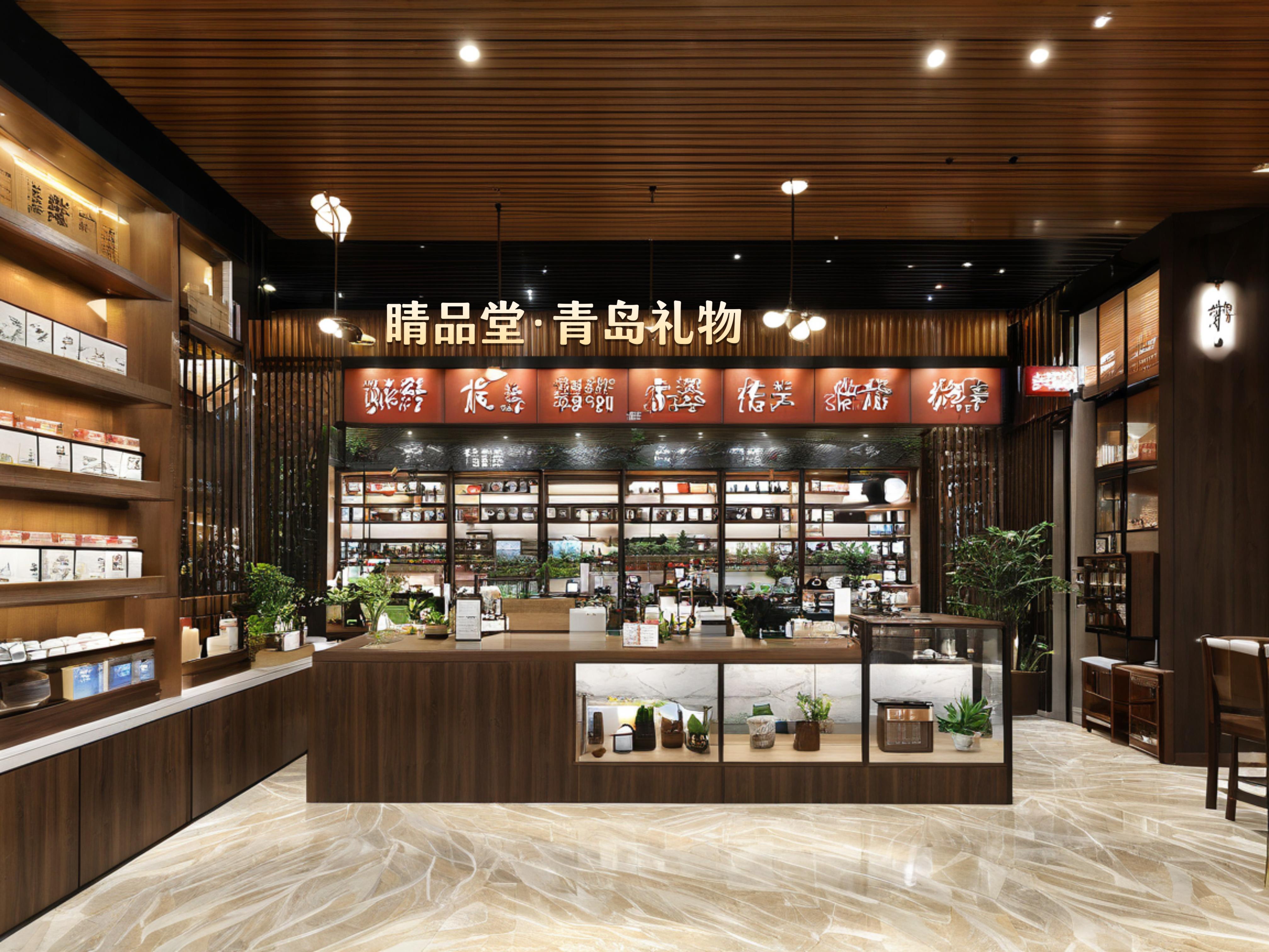 企业公司门头店铺空间招牌商业室内茶空间装饰装修设计P图广告片