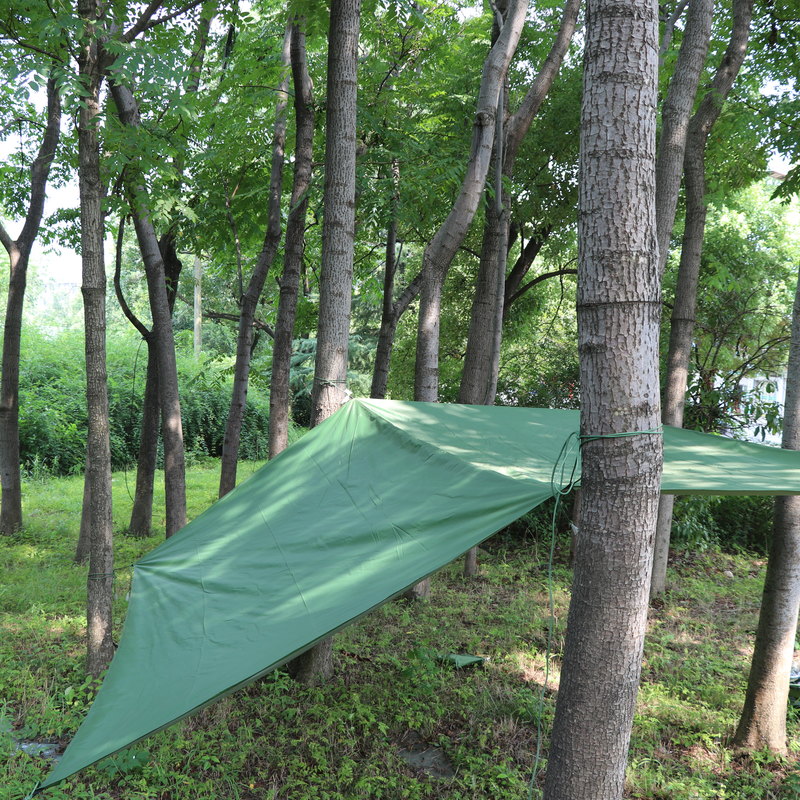 野人bushcraft户外野营多功能防雨布天幕防水防晒凉棚遮阳防潮垫