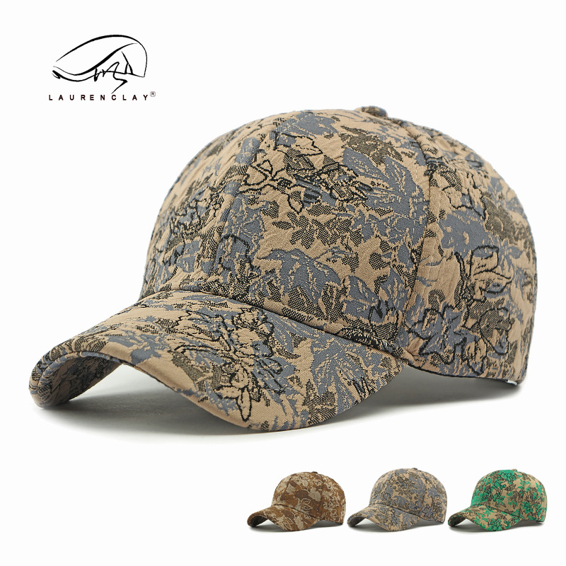 民族风鸭舌帽子女士户外防晒遮阳帽春秋季显高级提花硬顶棒球帽男