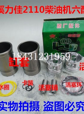 福建龙溪力佳SL2110柴油发动机拖拉机农用车四配套组件活塞环缸套