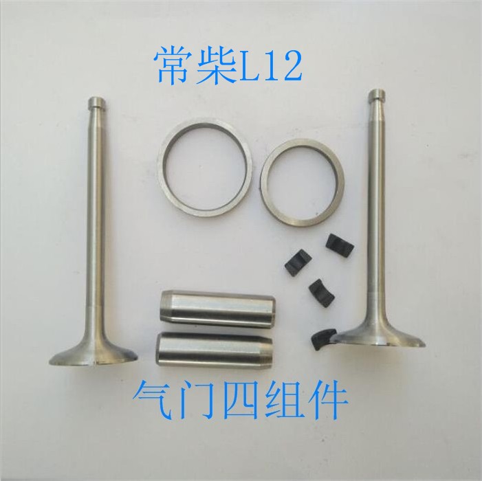 单缸水冷柴油机 常柴L12/常发CF192/CFZ12气门四配套 气门组件