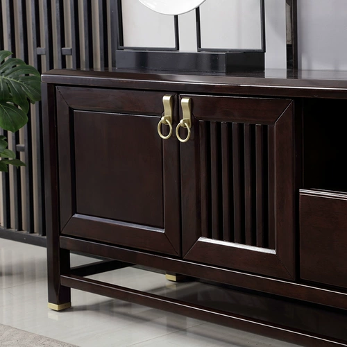 Новый китайский велосипедный шкаф Zen Small Apartment Living Room Места мебель световой роскошный низкий шкаф многофункциональный шкаф