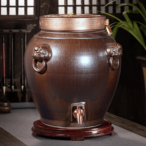 加厚密封陶瓷酒坛酒缸酒罐中式