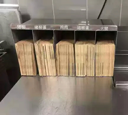 肯德基不锈钢早餐打包袋收纳盒