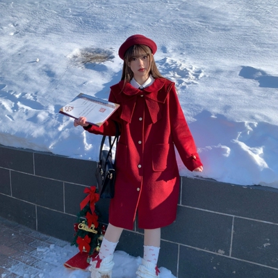 COSMEPRO岚华在逃公主羊毛大衣