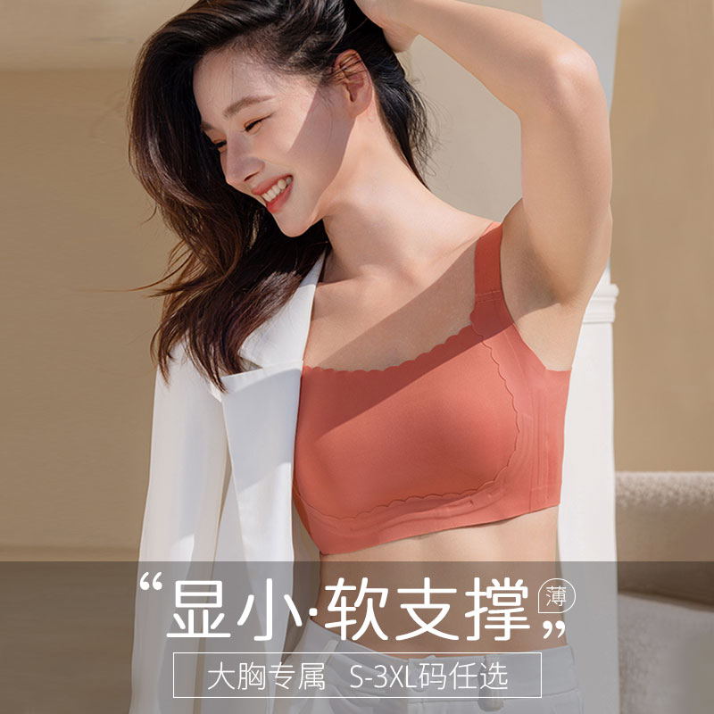 茜茜公主内衣女聚拢小胸无感提拉文胸美背胸罩上托收副乳背心-封面