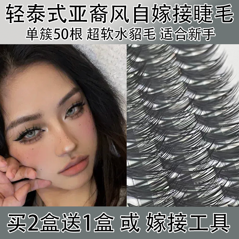 新手可嫁接睫毛自然仿真浓密朵毛