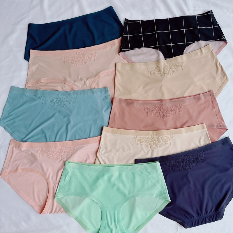 女士内裤一片式无痕三角内裤